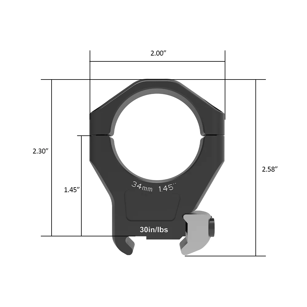 HALO Ti™ Titanium Scope Rings - Image 6