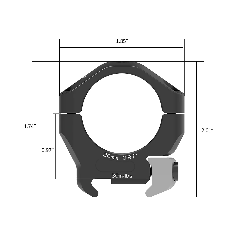 HALO Ti™ Titanium Scope Rings - Image 7